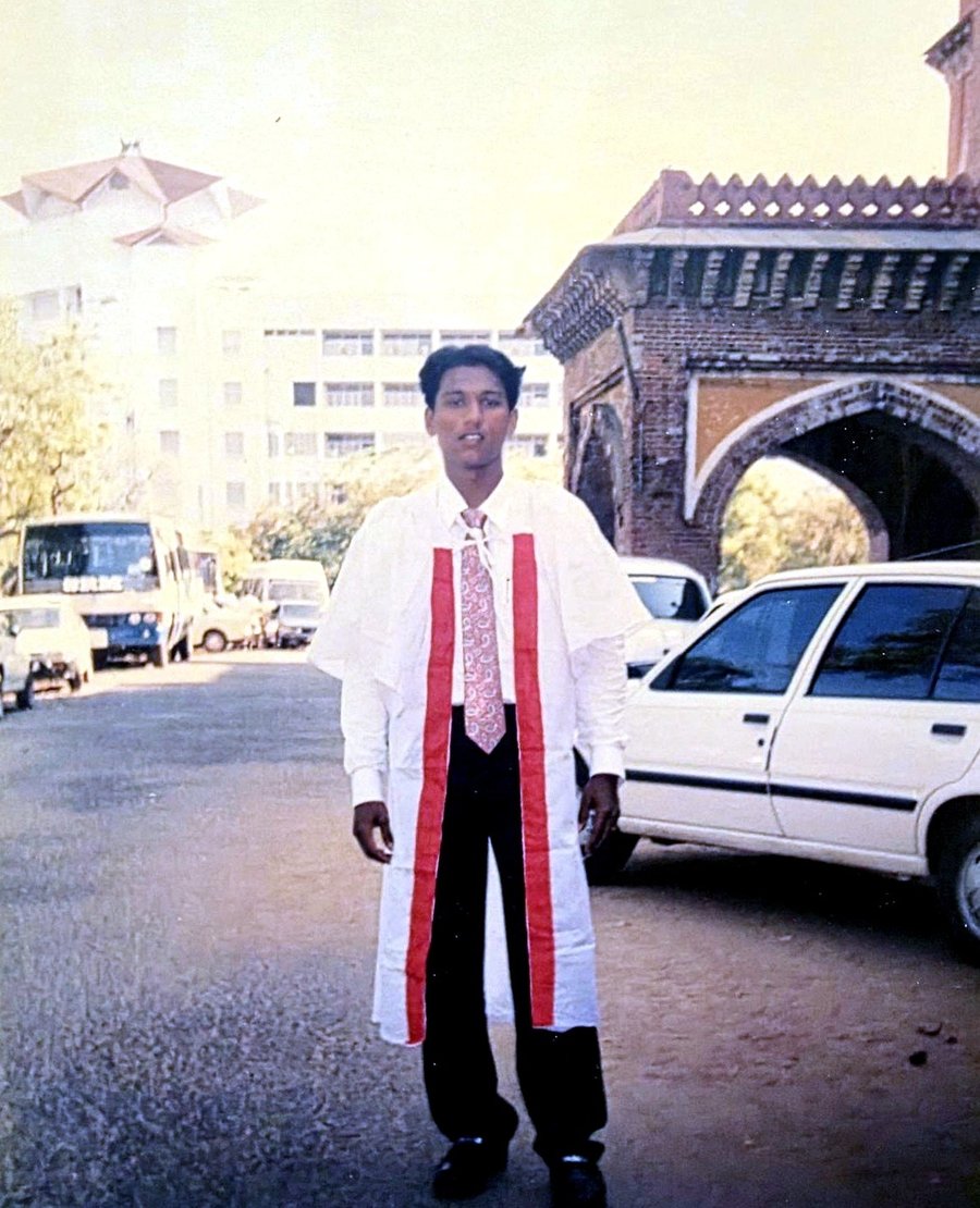 Graduation photograph, Chennai, India, 2000